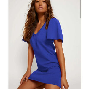 Nation ltd t shirt dress flutter sleeve